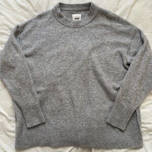 aerie oversized grey sweater